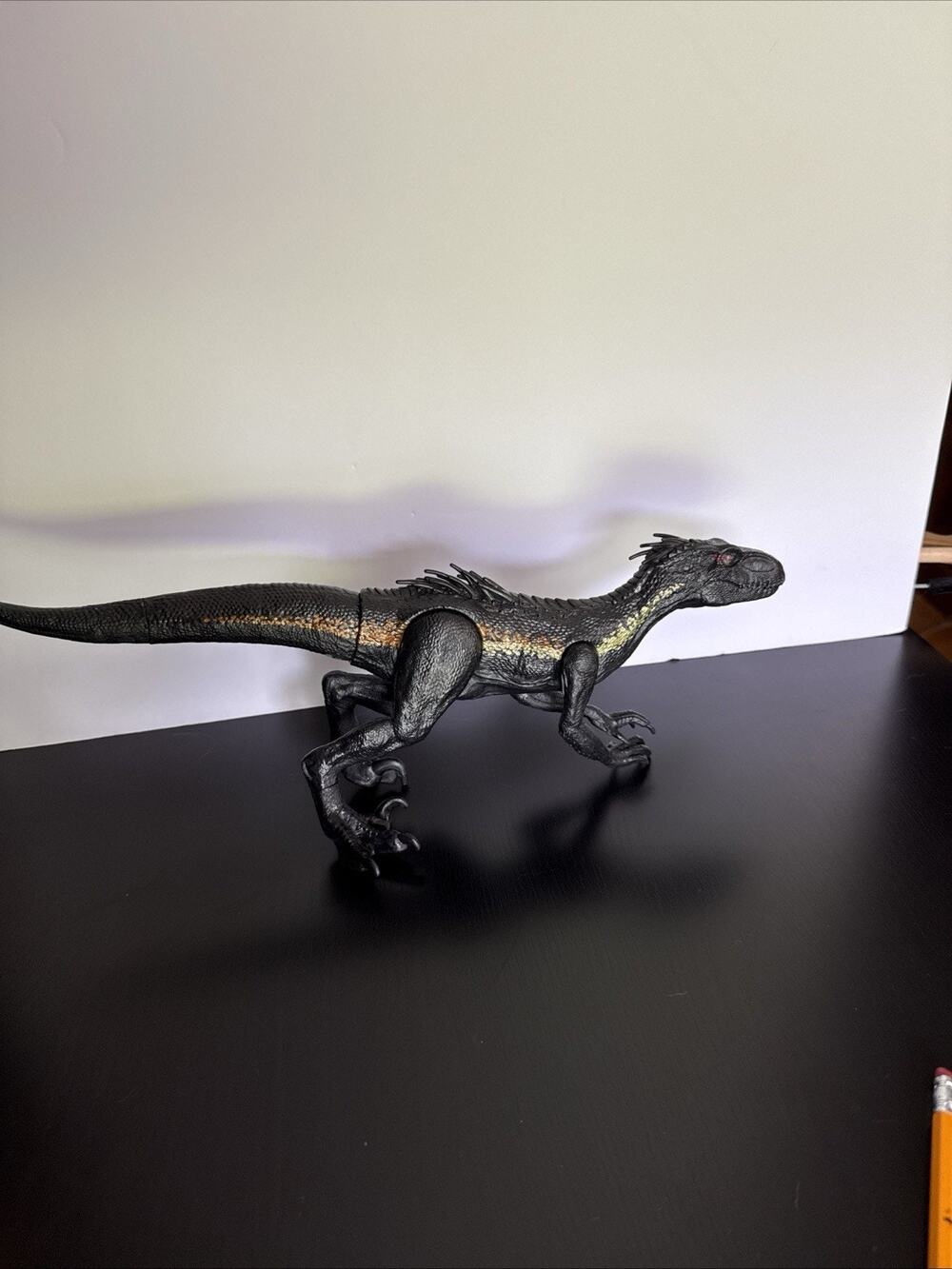 Jurassic World Indoraptor Raptor Figure Jurrasic Park 15” Black Posable